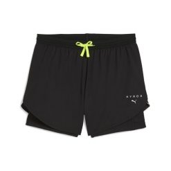 Damskie szorty PUMA x HYROX ULTRAWEAVE 2-in-1 PUMA Black. Czarne spodenki sportowe damskie Puma, bez wzorów, z materiału, klasyczne, z standardowym stanem. Za 303.45 zł.