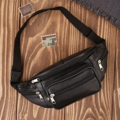 Torba męska na ramię ABR-16 saszetka nerka męska skórzana ABR-41 zestaw prezentowy Abruzzo ZUP-128. Czarne torby męskie na ramię z aplikacjami, z materiału, do ręki. Za 254.00 zł.