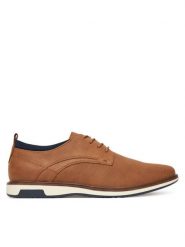 Aldo Półbuty Karson 13568596 Brązowy. Brązowe półbuty męskie Aldo, ze skóry, bez zapięcia. Za 249.99 zł.