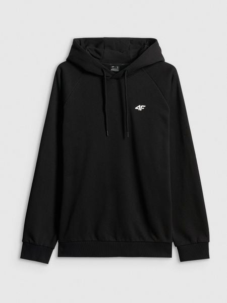 4F Bluza dresowa regular z kapturem męska - czarna XL. Czarne bluzy z kapturem męskie 4f, m, z dresówki. Za 169.99 zł.