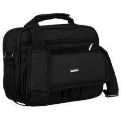 Pojemna torba męska z trwałego poliestru - Peterson. Torby męskie na ramię Peterson, bez wzorów, na ramię. Za 59.99 zł.