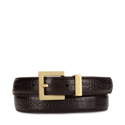 Pasek Damski GINO ROSSI. Brązowe paski damskie Gino Rossi, bez wzorów. Za 129.99 zł.