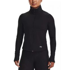 Bluza polarowa damska Under Armour Meridian Novelty. Czarne bluzy bez kaptura damskie Under Armour, l, bez wzorów, z materiału, bez kaptura. Za 179.99 zł.