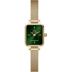 Daniel Wellington Kobietyzegarek Quadro Gold Zegarki damskie 1 ct Damski. Zielone zegarki damskie Daniel Wellington, szklane. Za 634.99 zł.