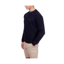 Bluza męska Napapijri NP0A4H89. Niebieskie bluzy bez kaptura męskie Napapijri, m. Za 239.99 zł.