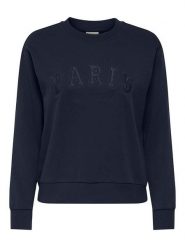 JDY Bluza w kolorze granatowym rozmiar: S. Niebieskie bluzy bez kaptura damskie JDY, s, z bawełny. Za 104.64 zł.