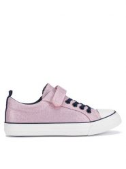 Nelli Blu Trampki CSS20377-53 Różowy. Czerwone trampki i tenisówki dziewczęce Nelli Blu, bez wzorów, z materiału, bez zapięcia. Za 79.99 zł.