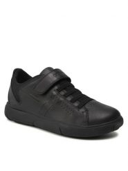 Geox Sneakersy J Nebcup B. B J02AZB 04314 C9999 S Czarny. Czarne buty sportowe chłopięce Geox, bez wzorów, ze skóry, bez zapięcia. Za 399.99 zł.
