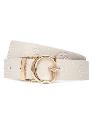 Guess Pasek w kolorze szarym rozmiar: 90. Szare paski damskie Guess, z aplikacjami, z materiału. Za 173.99 zł.