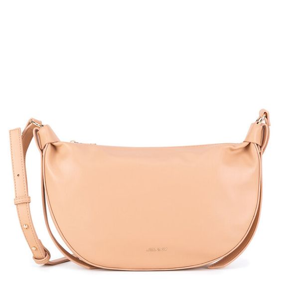 Torebka JENNY. Brązowe listonoszki damskie Jenny, bez wzorów, bez dodatków. Za 76.99 zł.