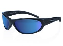 Okulary przeciwsłoneczne MILITARY MARINES Matt Black Blue REVO + ETUI. Czarne okulary przeciwsłoneczne damskie OPC. Za 199.99 zł.