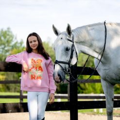 Bluza jeździecka młodzieżowa GALOP WEAR Koniara. Czerwona bluzy bez kaptura damskie GALOP WEAR, m, z bawełny. Za 229.00 zł.