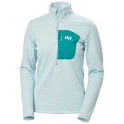 Damska bluza dresowa 1/2 z zamkiem błyskawicznym Helly Hansen Versalite. Niebieskie bluzy bez kaptura damskie Helly Hansen, z dresówki. Za 384.00 zł.