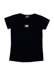 Dziewczęcy T-shirt z krótkim rękawem i małym logo Foil. Czarne koszulki dziewczęce LEONE 1947 APPAREL, s, bez wzorów, z bawełny, bez ramiączek. Za 42.06 zł.