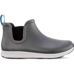 Native szare Ap Rain Dublin Grey Shell White Jiffy Rubber. Szare kalosze damskie Native, bez wzorów, z materiału. W wyprzedaży za 299.00 zł.