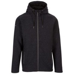Bluza Polarowa Męska Sheelane Marl. Czarne bluzy z kapturem męskie Trespass, na zimę, m, z dzianiny. Za 331.99 zł.