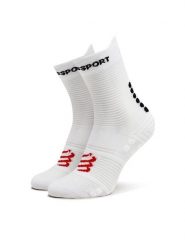 Compressport Skarpety długie Pro Racing V4.0 Run High XU00046B Biały. Białe skarpetki męskie Compressport, bez wzorów, z syntetyku. Za 89.99 zł.