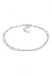 Elli Kuleczki damskie Eleganckie z pozłacanego srebra próby 925 Sterling Silver Bransoletki 1 ct Damski. Szare bransoletki damskie Elli, pozłacane. Za 211.64 zł.