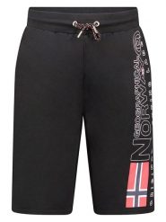 Geographical Norway Bermudy dresowe w kolorze czarnym rozmiar: S. Czarne szorty męskie Geographical Norway, bez wzorów, z dresówki. Za 70.08 zł.