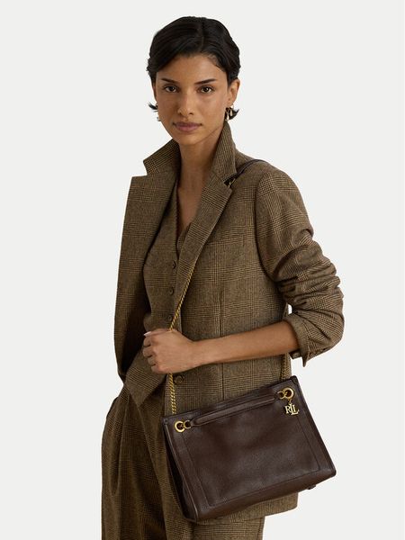 LAUREN RALPH LAUREN Torebka 431980173010 Brązowy. Brązowe torebki klasyczne damskie Lauren Ralph Lauren, bez wzorów, ze skóry, bez dodatków. Za 1,699.00 zł.
