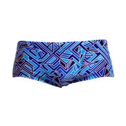 Kąpielówki Funky Trunks Blue Bits - trunki męskie. Białe kąpielówki męskie FUNKY TRUNKS, l, bez wzorów, z materiału, na fitness i siłownię. Za 159.00 zł.