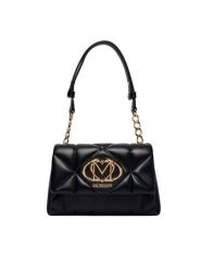 LOVE MOSCHINO Torebka JC4259PP0OLC0000 Czarny. Czarne torebki klasyczne damskie Love Moschino, bez wzorów, ze skóry, bez dodatków. Za 1,009.00 zł.