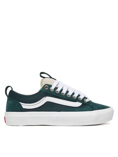 Vans Tenisówki Skate Old Skool 36 + VN000D5REKD1 Zielony. Zielone trampki i tenisówki męskie Vans, bez wzorów, ze skóry, bez zapięcia. Za 254.99 zł.