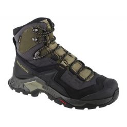 Buty Salomon Quest Element Gtx 414571 szare. Szare buty trekkingowe męskie z gumy, bez zapięcia. Za 967.60 zł.