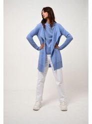 AUTHENTIC CASHMERE Kaszmirowy kardigan "Chésery" w kolorze błękitnym rozmiar: M. Niebieskie kardigany damskie AUTHENTIC CASHMERE, m, bez wzorów, z kaszmiru. Za 558.45 zł.