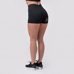Legginsy fitness krótkie damskie Nebbia Intense Gold Print Czarne. Czarne legginsy sportowe damskie Nebbia, m, bez wzorów, na fitness i siłownię. Za 214.95 zł.