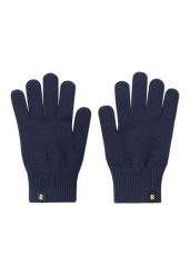 Rękawiczki zimowe dziecięce Reima Vipatus. Niebieskie rękawiczki dziecięce Reima, z bawełny, bez ramiączek. Za 52.99 zł.
