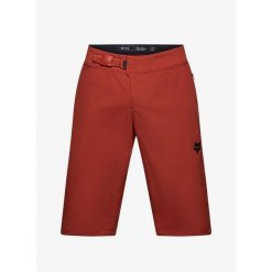 Szorty rowerowe męskie Fox Ranger Short W/Liner. Czerwone szorty męskie FOX, bez wzorów, sportowe. Za 340.99 zł.