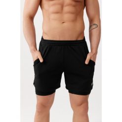 Męskie spodenki sportowe z podspodenkami Rough Radical Fast Duo Shorts. Czarne szorty męskie ROUGH RADICAL, l, do biegania. W wyprzedaży za 143.91 zł.