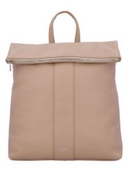 Charm Skórzany plecak w kolorze beżowym - 28 x 31 x 12 cm rozmiar: onesize. Brązowe plecaki damskie Charm, bez wzorów, z materiału. Za 326.99 zł.