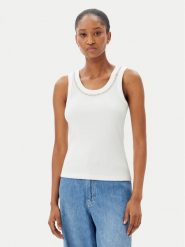 Marella Top Dede 2515941032 Écru Regular Fit. Topy damskie Marella, l, bez wzorów, z bawełny, bez kołnierzyka. Za 239.99 zł.