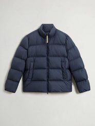 Woolrich Kurtka puchowa "Cloud Eagle" w kolorze granatowym rozmiar: XL. Niebieskie kurtki męskie Woolrich, na zimę, xl, bez wzorów, z puchu, bez kaptura. Za 1,849.30 zł.