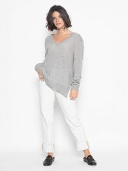 AUTHENTIC CASHMERE Kaszmirowy sweter "Giegn" w kolorze szarym rozmiar: L. Szare swetry klasyczne damskie AUTHENTIC CASHMERE, l, z kaszmiru, bez kołnierzyka. Za 347.99 zł.