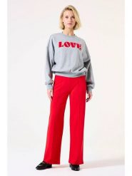 Garcia Spodnie w kolorze czerwonym rozmiar: S. Czerwone spodnie materiałowe damskie Garcia, bez wzorów, z materiału. Za 152.99 zł.