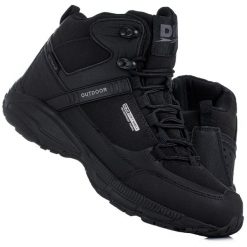 Buty damskie wysokie wodoodporne zimowe DK PREDATOR. Brązowe buty sportowe na co dzień damskie DK, bez wzorów. Za 199.00 zł.