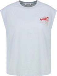 Sublevel Koszulka w kolorze błękitnym rozmiar: S. Niebieskie t-shirty damskie Sublevel, s, bez wzorów, bez kołnierzyka. Za 61.02 zł.