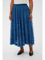 Kaffe Spódnica w kolorze niebieskim rozmiar: L/XL. Niebieskie spódniczki damskie Kaffe, l, bez wzorów, z koronki, maxi. Za 104.99 zł.
