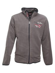 Peak Mountain Kurtka polarowa w kolorze szarym rozmiar: XXL. Szare kurtki męskie Peak Mountain, xxl, bez wzorów, z materiału, bez kaptura. Za 130.99 zł.