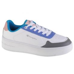 Buty Champion Rebound Platform S11473-CHA-WW006 białe. Białe buty sportowe na co dzień damskie bez wzorów, z gumy. Za 295.24 zł.