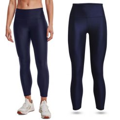 Legginsy sportowe damskie Under Armour szybkoschnące treningowe. Niebieskie bielizna termoaktywna damska Under Armour, s, bez wzorów. Za 154.99 zł.