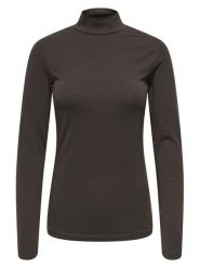 JDY Koszulka "Ava" w kolorze brązowym rozmiar: M. Brązowe bluzki damskie JDY, m, bez wzorów, z bawełny, bez kołnierzyka. Za 48.28 zł.