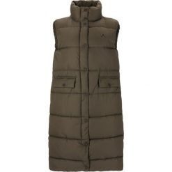 Długa kamizelka puchowa damska Whistler Amaretto. Czarne kamizelki damskie WHISTLER, z puchu, długie. Za 297.50 zł.