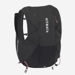 Plecak do biegania w terenie unisex Kiprun Bag 900 15 l z bukłakiem 2 l. Czarne plecaki damskie KIPRUN, bez wzorów. Za 399.99 zł.