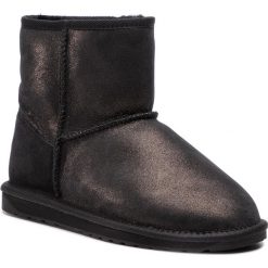 Buty EMU AUSTRALIA - Stinger Metallic Mini W11378 Black. Czarne kozaki damskie Emu Australia, ze skóry, bez obcasa. W wyprzedaży za 409.00 zł.
