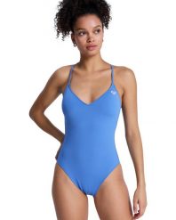 Jednoczęściowy strój kąpielowy dla Kobiety SOLID ESSENTIALS Niebieski. Niebieskie stroje jednoczęściowe damskie Roxy, s, bez wzorów. Za 279.99 zł.
