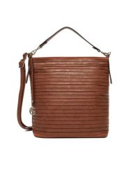 Lasocki Torebka CEO-LSK-K-021-06 Brązowy. Brązowe torebki klasyczne damskie Lasocki, bez wzorów, z materiału, bez dodatków. Za 199.99 zł.